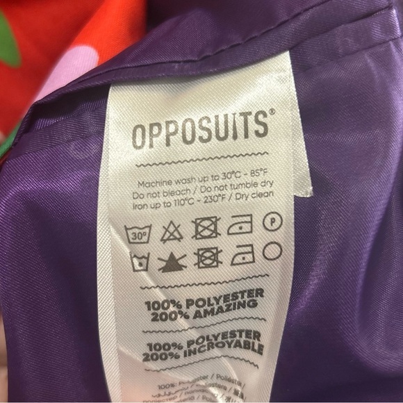 Opposuits Holiday Christmas Light String Suit Coat Large - Picture 5 of 6